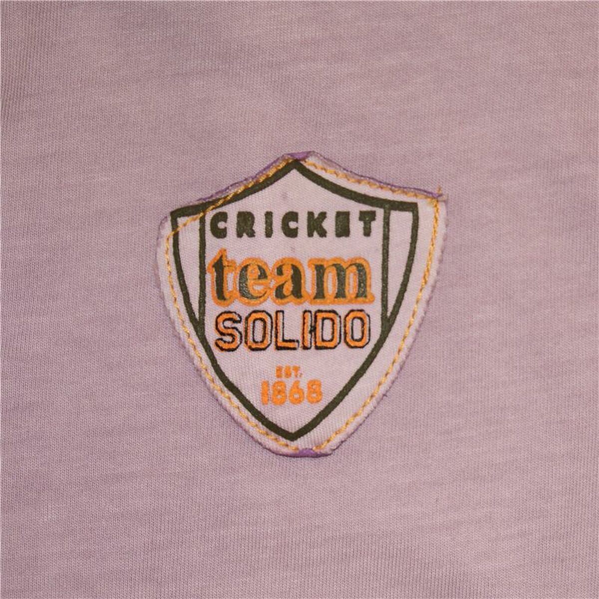 Herenpolo met Korte Mouwen Solido Team Cricket